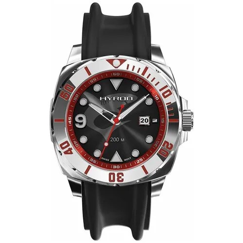 Наручные часы Молния Divemaster HRN0010104, черный, красный