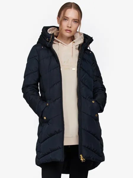 Стеганая куртка с капюшоном Barbour International Braeside, черная