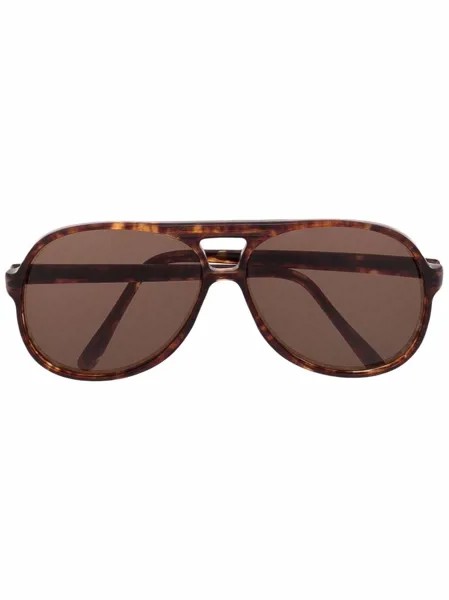 Givenchy Pre-Owned солнцезащитные очки-авиаторы 1970-х годов