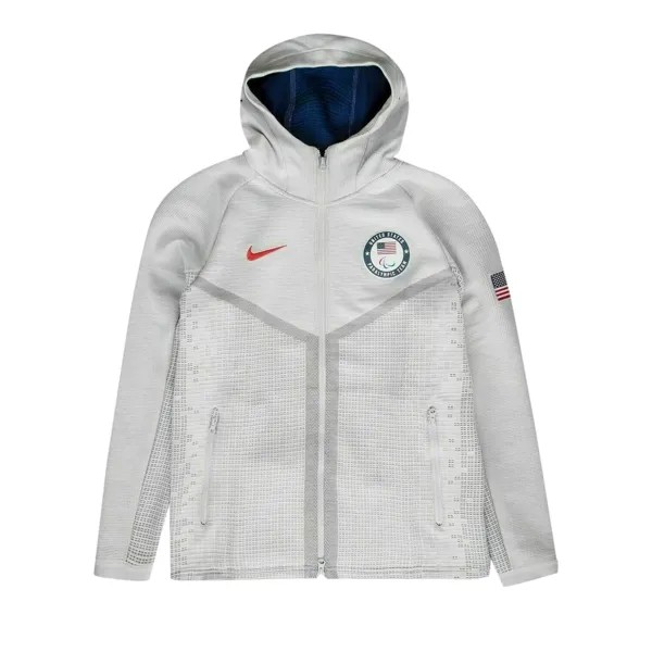 Худи Nike Sportswear Windrunner Tech Pack Pure Platinum/Blue Void