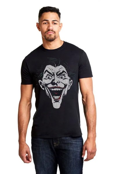Хлопковая футболка Joker Lines DC Comics, черный
