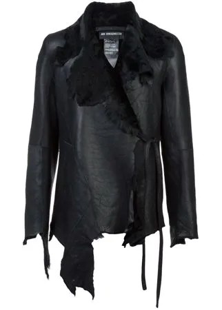 Ann Demeulemeester куртка с боковой застежкой