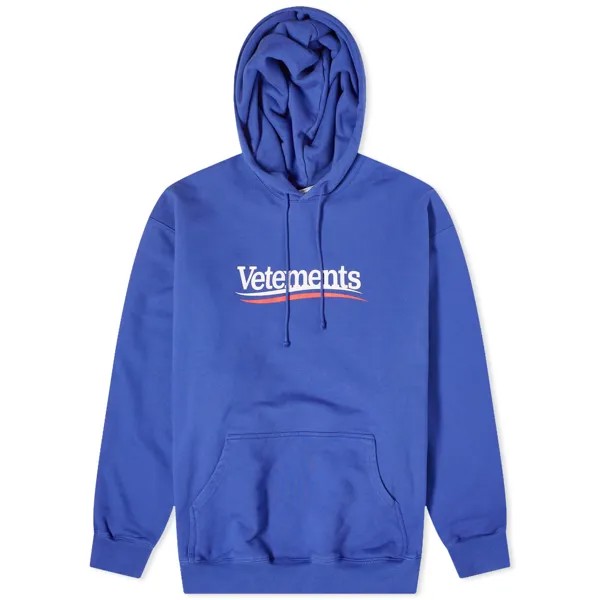 Худи Vetements Campaign Logo, цвет Royal Blue