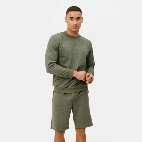 Шорты  Minaku, размер 56/3XL, зеленый, хаки