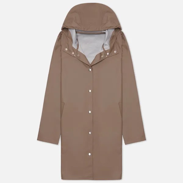 Женская куртка дождевик Stutterheim Mosebacke Lightweight коричневый, Размер L