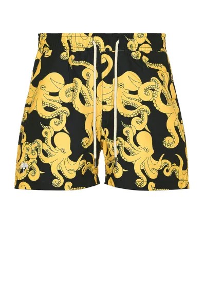 Шорты OAS Printed Swim Shorts, цвет 09 Black