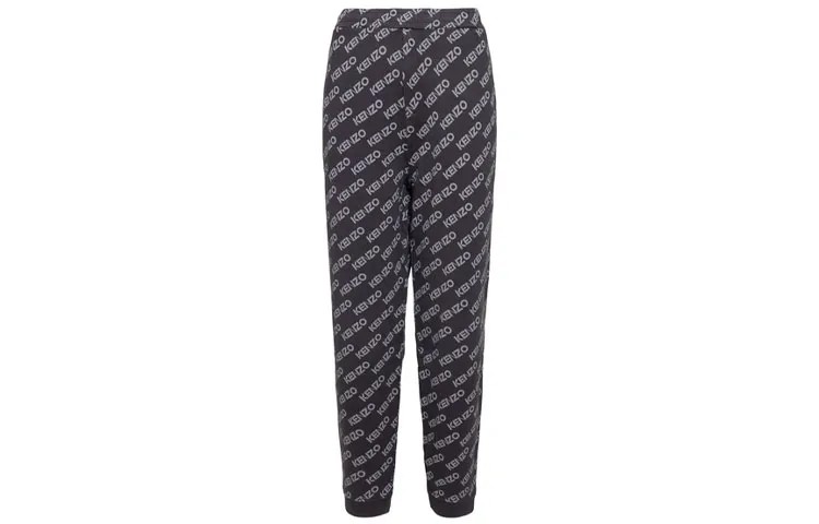 KENZO Мужские трикотажные спортивные штаны, цвет Black