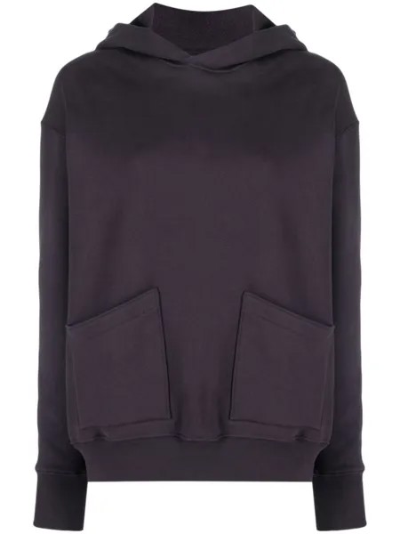 Maison Margiela худи с накладным карманом, фиолетовый