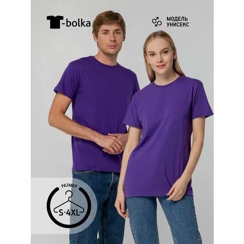 Футболка T-bolka, размер 48/50, фиолетовый