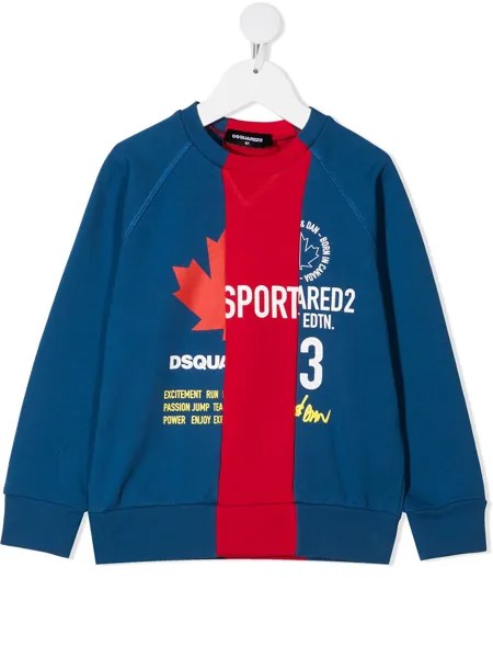 Dsquared2 Kids толстовка с круглым вырезом и логотипом