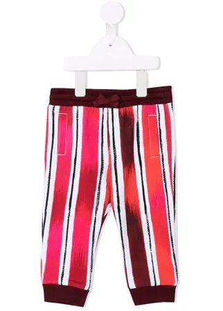 Dolce & Gabbana Kids спортивные брюки в полоску