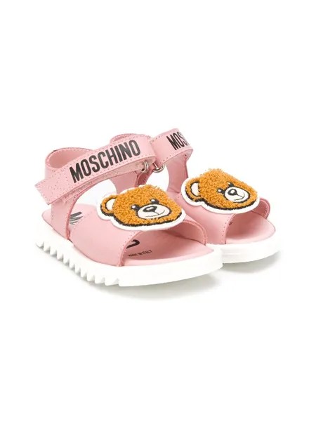 Moschino Kids сандалии Teddy Bear на липучках