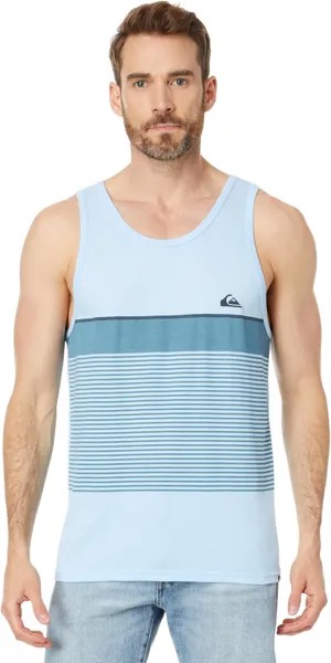 Майка Tijuana Stripe Tank Quiksilver, цвет Clear Sky Heather