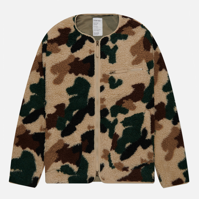 Мужская толстовка Stan Ray Fleece Layer Cardigan бежевый, Размер L