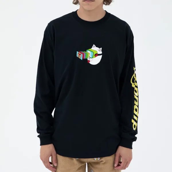 Лонгслив RIPNDIP Virtual Nermality Ls Black 2022