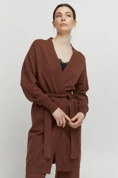 Кардиган b.young BYNONINA BELT 20811921, коричневый