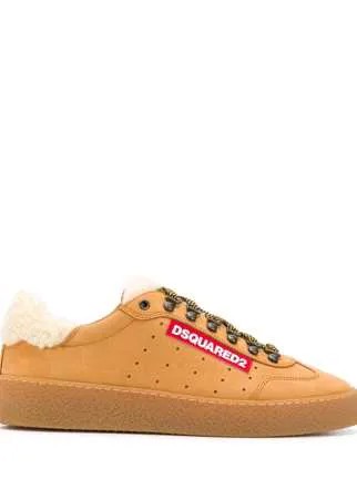 Dsquared2 кеды с отделкой из шерпы