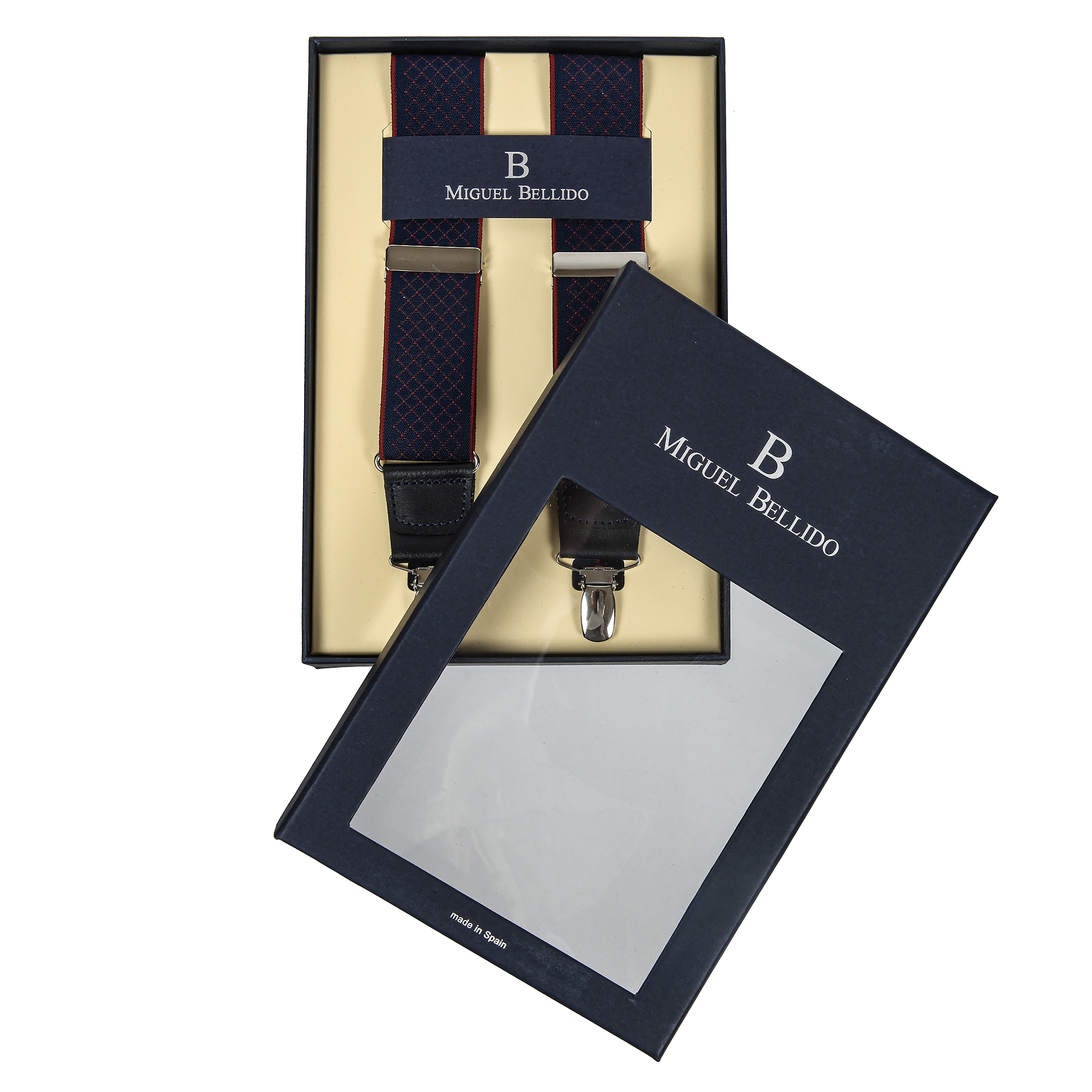 Подтяжки мужские Miguel Bellido 4001501 синие