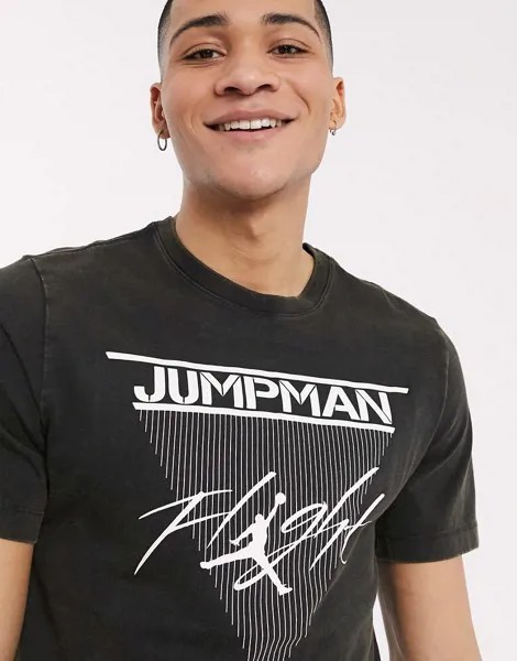 Черная футболка Nike Jordan Jumpmn Flight-Черный