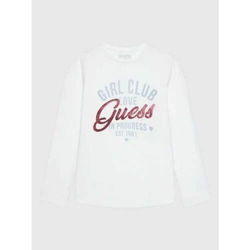 Лонгслив GUESS, размер 16Y [METY], белый