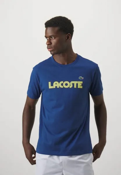 Спортивная футболка TEE TURTLE NECK Lacoste Sport, темно-синий