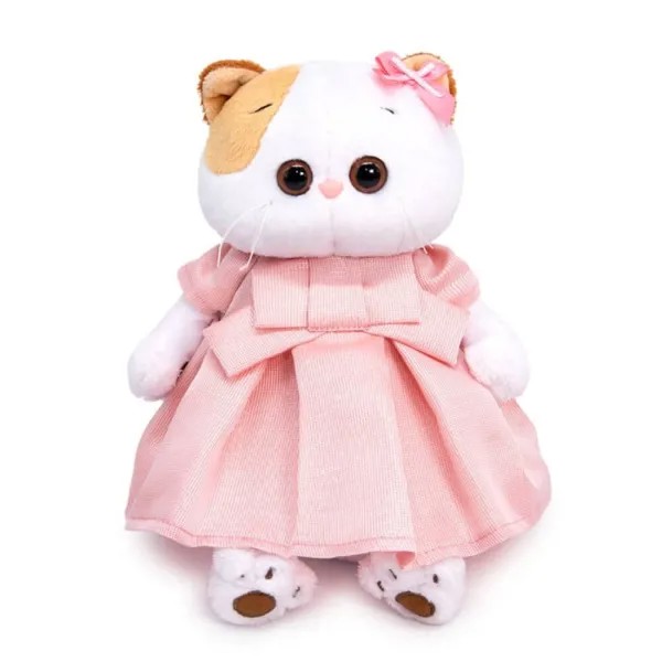 Мягкая игрушка Budi Basa Кошечка Ли-Ли в розовом платье с люрексом 27 см