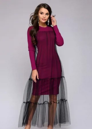 Вечернее платье женское 1001dress DM01172BE красное 46