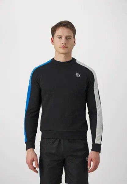 Толстовка Aettone Sergio Tacchini, цвет black/directoire blue