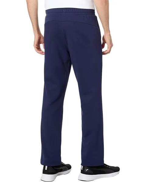 Брюки PUMA Essentials Logo Fleece Pants, цвет Peacoat