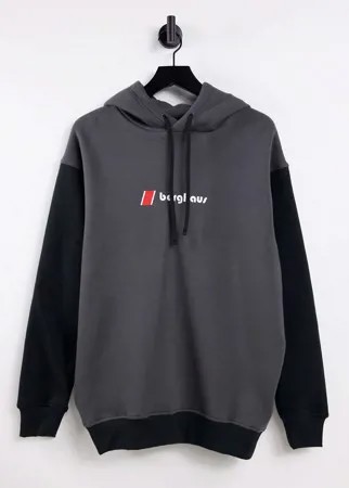 Черный oversized-худи Berghaus-Черный цвет