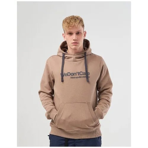 Толстовка We Don’t Care Basic Logo Hoodie Beige