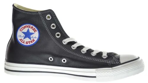 Мужские туфли Converse Chuck Taylor All Star High кожаные черные 1s581