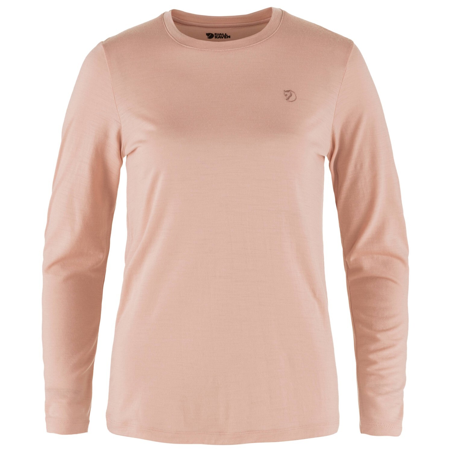 Лонгслив из мериноса Fjällräven Women's Abisko Wool L/S, цвет Chalk Rose