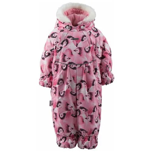 Комбинезон KERRY CAT K18405, размер 74, коричневый, розовый