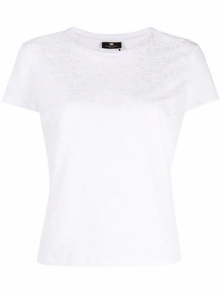 Elisabetta Franchi футболка с монограммой