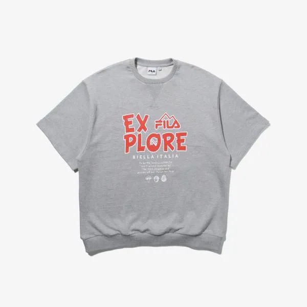 [Fila]EXPLORE/Short Sleeve/Sweatshirt