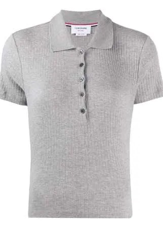 Thom Browne рубашка поло с полосками 4-Bar