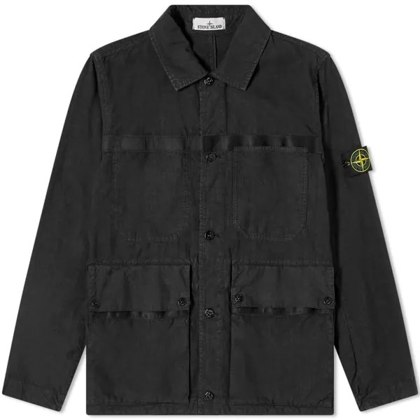 Куртка Stone Island Lini Nylon Tela-TC, черный