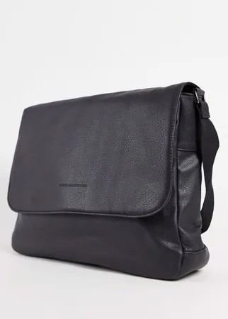 Черная классическая сумка почтальона French Connection-Черный цвет