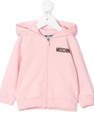 Moschino Kids худи с принтом
