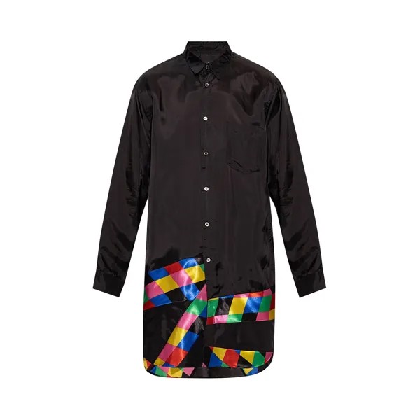Рубашка в стиле пэчворк Comme des Garçons Homme Plus, цвет Черный