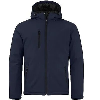 Мужская утепленная куртка из софтшелла Clique Equinox - Темно-синий - L