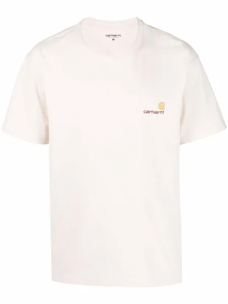 Carhartt WIP футболка из органического хлопка с вышитым логотипом