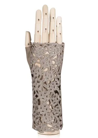 Митенки женские Eleganzza F-0160 серые 6.5