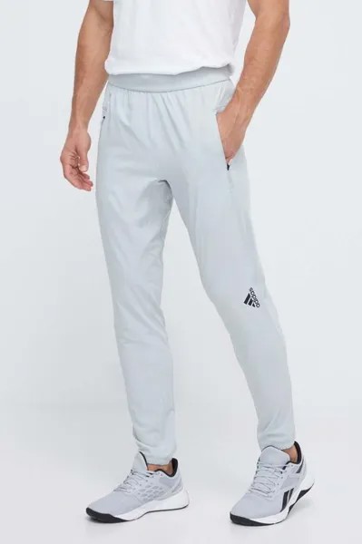 Тренировочные брюки Designed for Training adidas Performance, серый