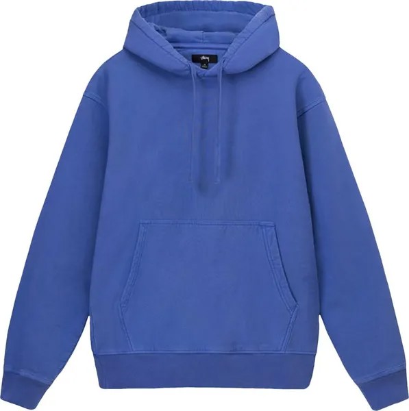 Худи Stussy Pigment Dyed Fleece Hoodie 'Ultramarine', синий
