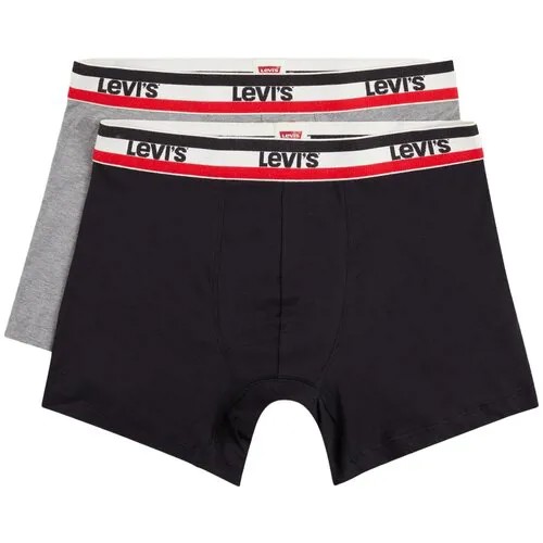 Трусы боксеры LEVIS MEN SPRTSWR LOGO BOXER BRIEF 2P Мужчины 37149-0202 S