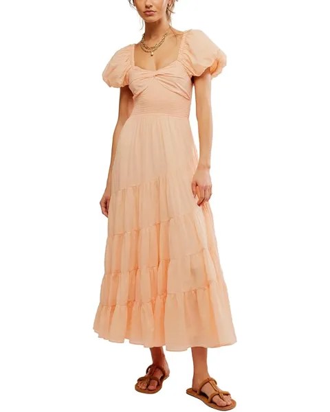 Платье Free People Sundrenched, цвет Almost Apricot