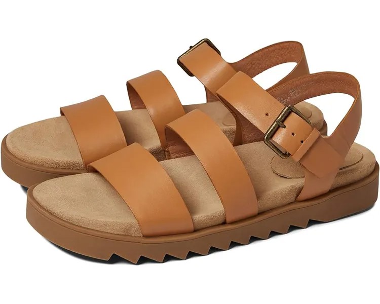 Сандалии Madewell The Boardwalk Lace-Up Sandal in Leather, цвет Desert Camel