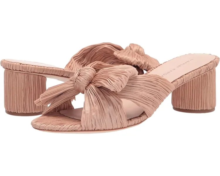 Туфли Loeffler Randall Emilia Pleated Knot Mule, цвет Dune